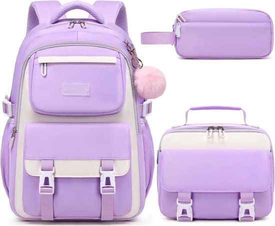 Cartable Garçon Primaire CE2-CM2 – Sac à Dos École Multi-Poches Bandes Réfléchissantes 8-12 Ans, Grande Capacité