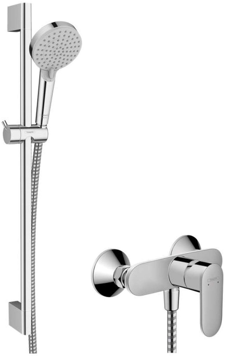 Hansgrohe Vernis Blend - Doucheset met kraan, 2 stralen, EcoSmart, chroom 26957000