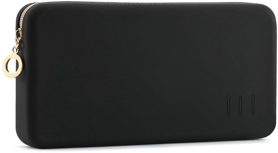 Trousse de Maquillage de voyage, grande trousse à maquillage en silicone, porte-pinceaux de maquillage, organiseur de maquillage portable pour femmes et filles