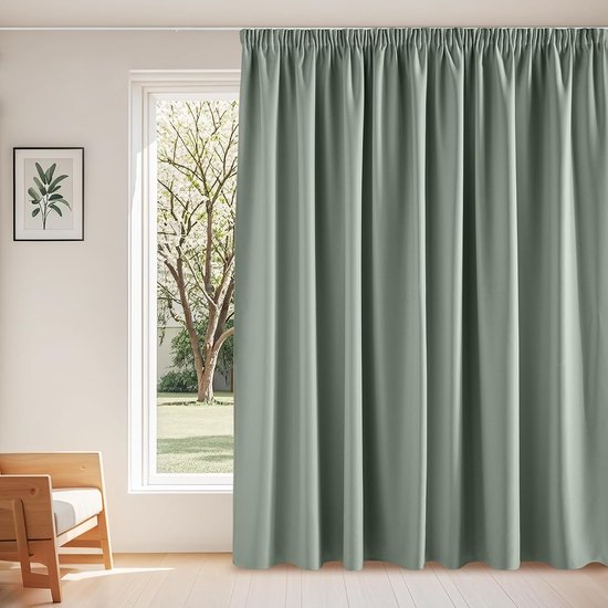 Verduisteringsgordijn - thermische isolatie - 1 stuk - 300cm x 220cm - polyester