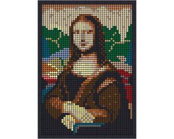 Zhe Gao - Mona Lisa schilderij bouwset | Wall pixel art model kit | Mozaiek diamond painting fotolijst | Classic Creator STEM speelgoed | Niet compatibel met lego mould king mega | Icons kunst modelbouw voor volwassenen & kinderen | 3624 bloks