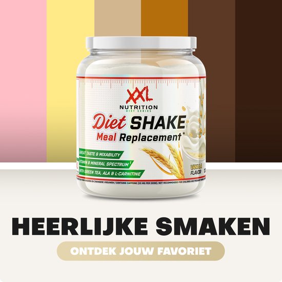 XXL Nutrition - Diet Shake - Aardbei - Maaltijdshake - 1200 g