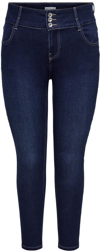 ONLY CARMAKOMA - CARANNA HW SKINNY ANK MBD DNM ANA NOOS - Dames - Jeans