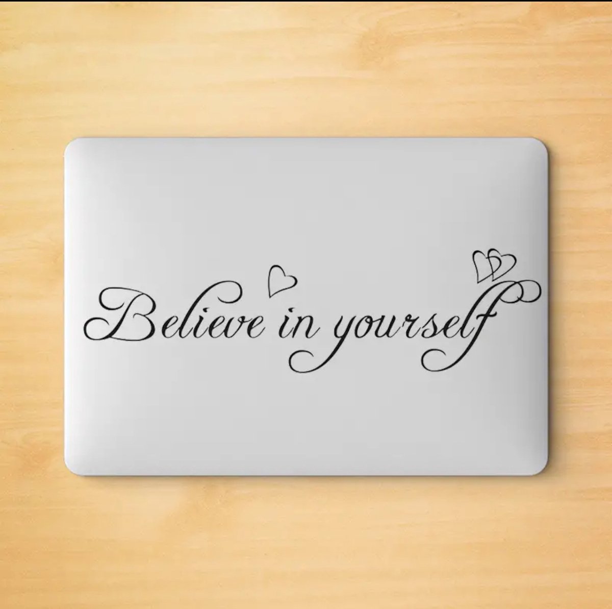 GoedeDoelen.Shop Believe In Yourself sticker - Motivatie sticker voor auto, laptop, muur