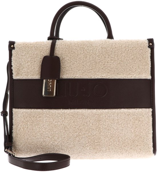LIU JO sac à main sac à épaule bandoulière Ridhi Tote Moro Light beige