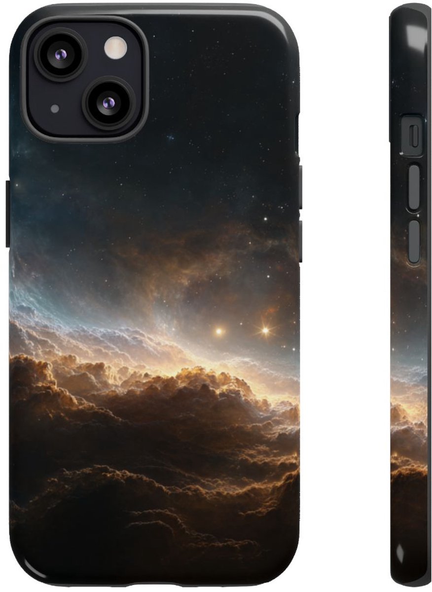 Kosmische Nevel en Sterren – Telefoonhoesje Geschikt voor iPhone 13
