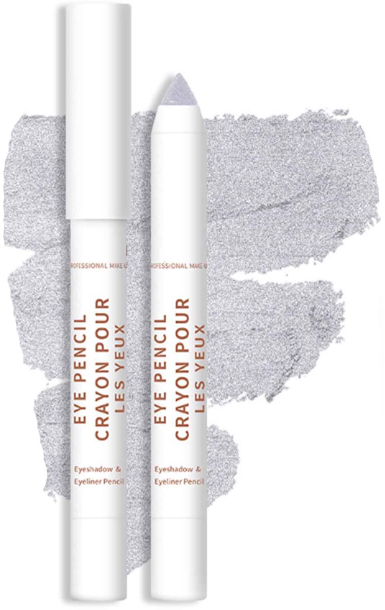 NAXSIR Monochrome Glitter Oogschaduwstift 2 Stukken | Langdurige Kleur, Gelijkmatige Toepassing & Zijdezachte Texturen – Vegan, Glad & Veilig voor Dag & Nacht
