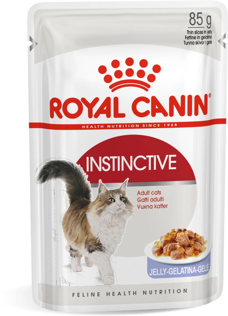 Royal Canin Instinctive in jelly natvoer kat (85 g) 1 doos (12 x 85 g)