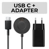 Câble de chargement USB-C + adaptateur