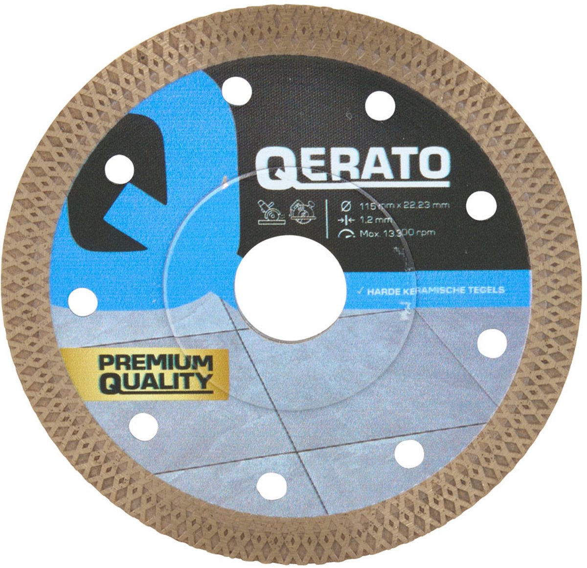 Qerato diamantschijf 115 mm x 22,2 mm
