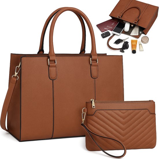 Leren Dames Werktas Rugtas 14 Inch Gebroken Wit - Barneys Leather Leren Dames Werktas Rugtas 14 Inch Gebroken Wit - Barneys Leather