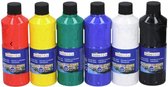 Plakkaatverf Kinderen Basiskleuren 6x250ML