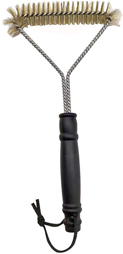 Lot De 2 Brosses Pour Barbecue Triangulaires En Laiton - Nettoyage Efficace 360° Pour Toutes Les Grilles BBQ - 30cm