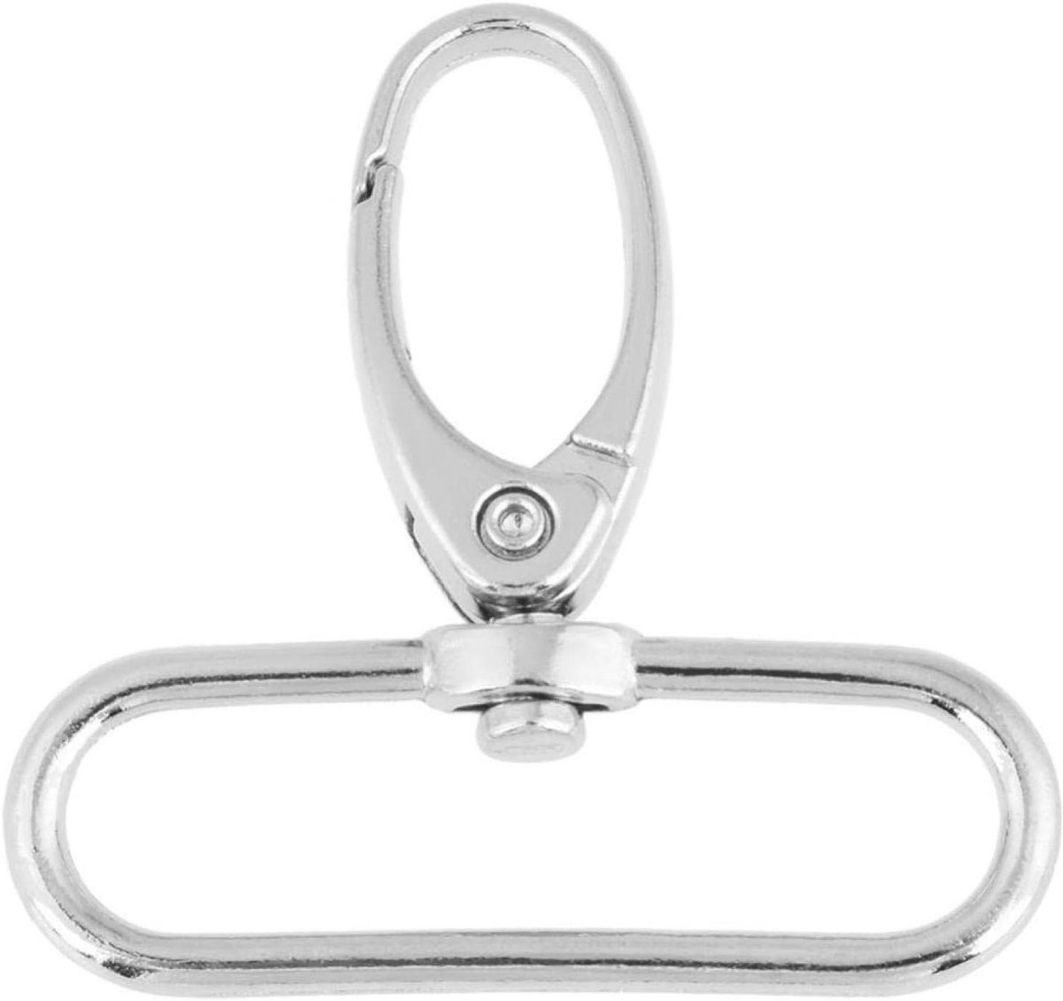 Allecto Plus - Zaksluitingen 20 stuks van zinklegering met Swivel Trigger Clips voor Sleutelhangers (38mm)