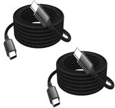 Bol.com DISEV® - USB C Kabel - USB C Oplader - USB C kabel naar USB C - USB-C Oplader Kabel 60W - USB C Naar USB C Kabel - Oplaa... aanbieding