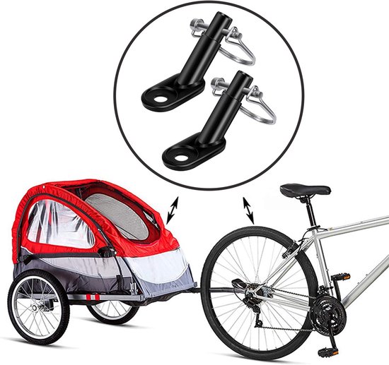 Fietskarkoppeling - Fietskar koppeling - Fietskar koppelingen - Fietsaccessoires - Koppelstuk - Koppeling - Fietskar - Fietskar kinderen koppeling - Diverse fietskaraccessoires - Universele Adapter -Geschikt voor honden- en kinderaanhangers van Merkloos — afbeelding 3