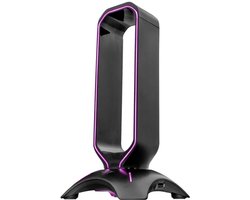 Trust GXT 265 Cintar RGB Headset Standaard - Gaming headset houder – Koptelefoon standaard – RGB-verlichting – Zwart