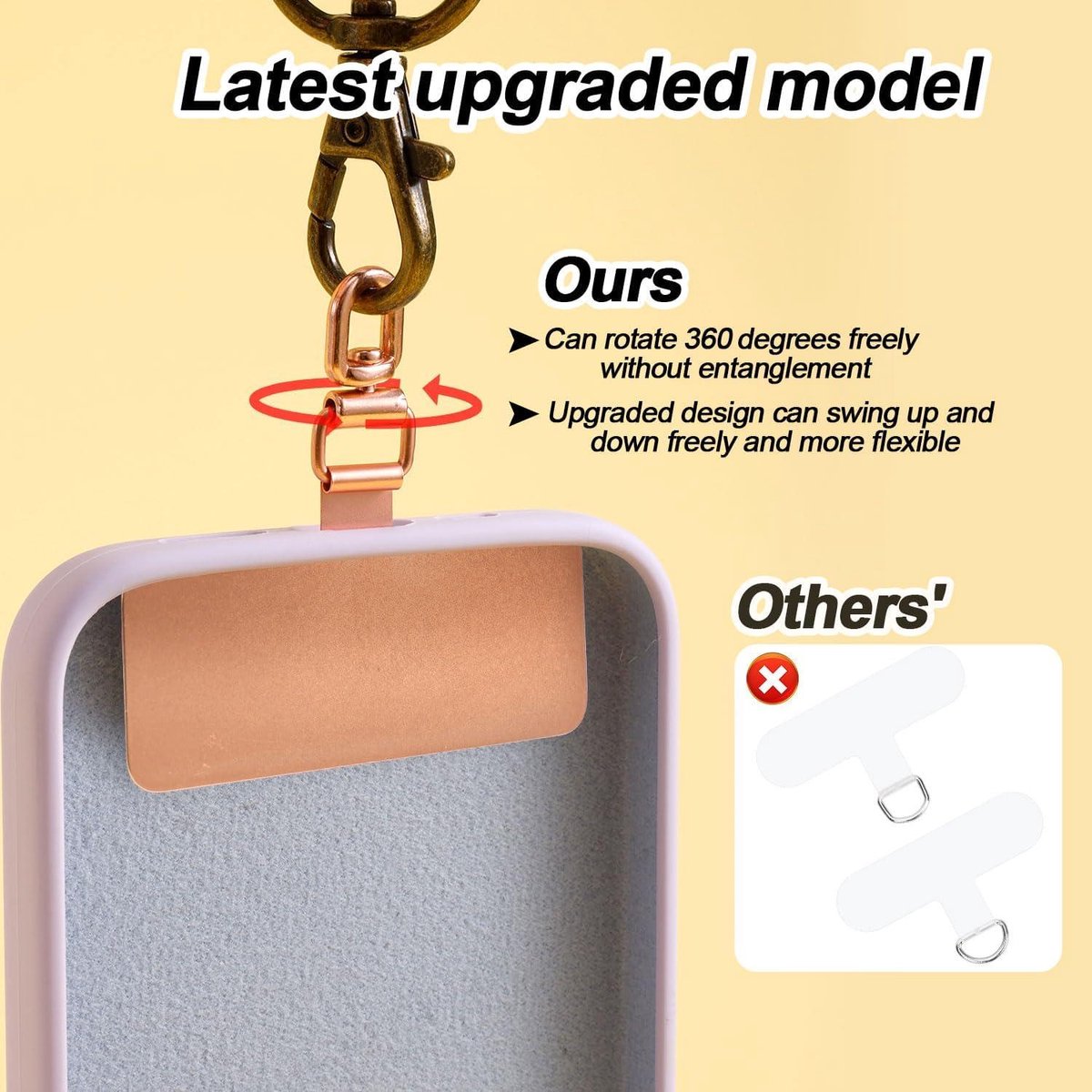 MoKo Lot De 2 Bracelets Pour Poignet, Cordon Réglable Pour Téléphone