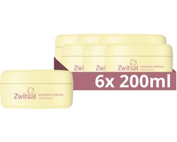 Zwitsal - Zachte Crème- Baby - 6 x 200 ml