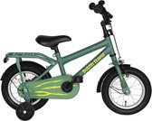 Vélo enfant 12 pouces saveur hollandaise - Vert - 2 à 4 ans - Frein à pression et rétropédalage