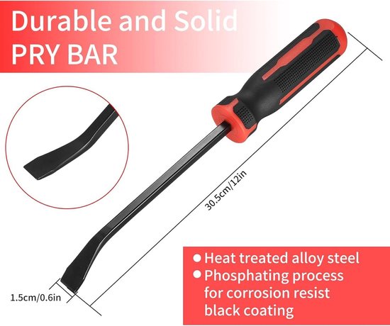 Multifunctional Pry Bar, Heavy Duty Puller Chisel Car Tire Repair