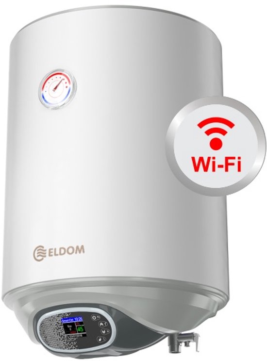 ELDOM Favourite boiler 30 liter Wifi 1,5 kW. Electronic Control