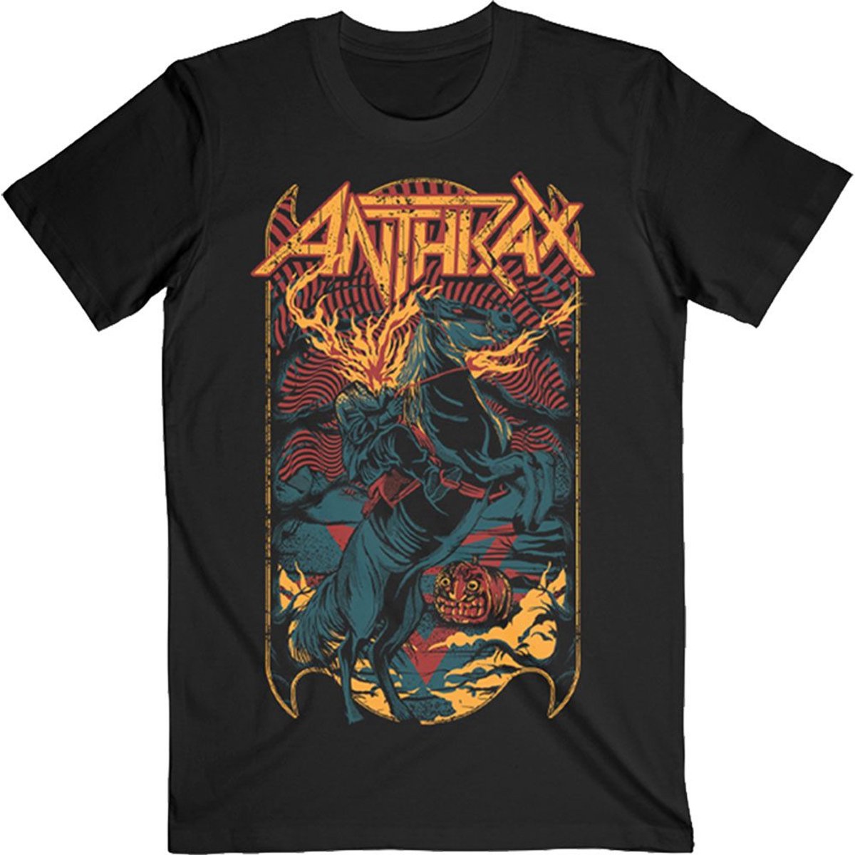 Anthrax - Headless Horseman Heren T-shirt - 2XL - Zwart