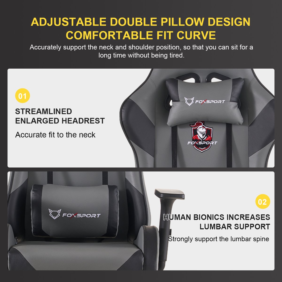 OFMOTRA Gamestoel - Ergonomisch - Gaming Stoel - Bureaustoel - afbeelding 2