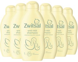 Zwitsal Anti-Klit Shampoo - Baby - prikt niet in de oogjes en helpt het babyhuidje te beschermen - 6 x 200 ml