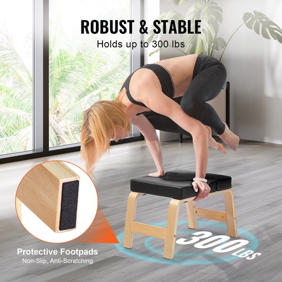 Yoga kruk PU stalen buis yoga kruk belastbaarheid ca. 200 kg afneembare
