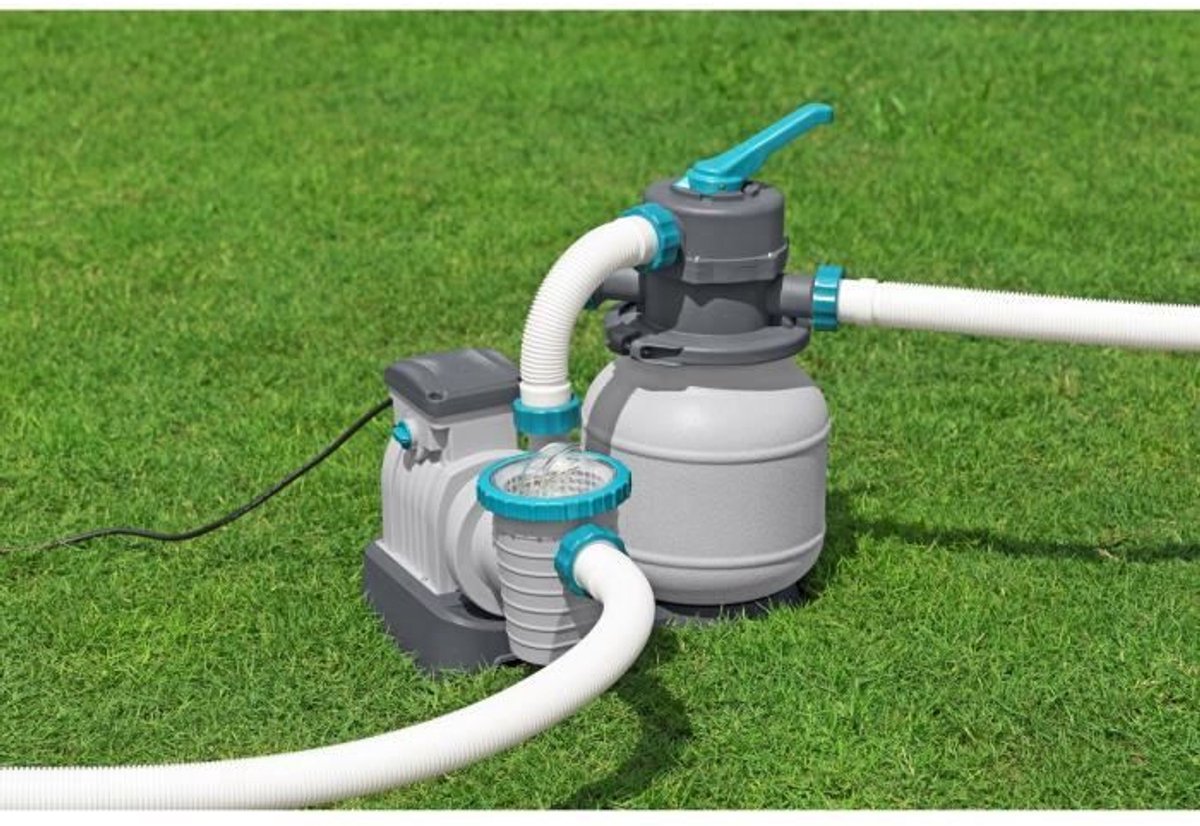 Zandfilter/filtratiepomp voor zwembaden tot 42 m3 - Bestway - 6.056 L/u - Met voorfilter – foto 3