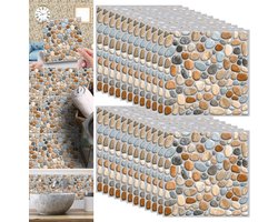 SNQ Tegelstickers - Pak Van 24 - Zelfklevend - Waterdicht - Keuken Badkamer Tegelstickers - Decoratieve Stickers - 20 X 20 Cm
