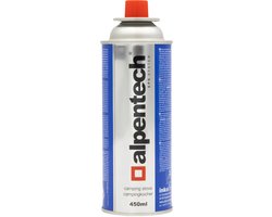 Alpentech 450ml gaspatroon, EN417 conform, isobutaan, EPS systeem, IK301