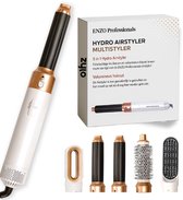 Zylo 5in1 Krultang - Luxe ENZO Professionals - Multistyler - Krulborstel - Fohnborstel - Krultang 5 in 1 - Airstyler - Fohn - Haarborstel - Hairwrap - 5 Opzetstukken
