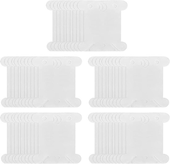 PandaHall 50 strengen 0,5 mm borduurgaren kruissteek draad 6-laags