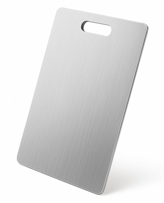 Goodivery® - Titanium Snijplank - 100% Titanium Snijplanken - Antibacteriële Goodivery® - Titanium Snijplank - 100% Titanium Snijplanken - Antibacteriële