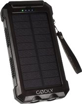 Bol.com GØDLY® - Solar Powerbank - 30000 mAh -Solar Charger - Powerbank Zonneenergie - 5 poorten - 2023 Model - Geschikt voor iP... aanbieding