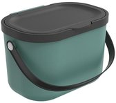 Rotho - Poubelle - Seau à compost - poubelle organique - 3,2 L - vert albula