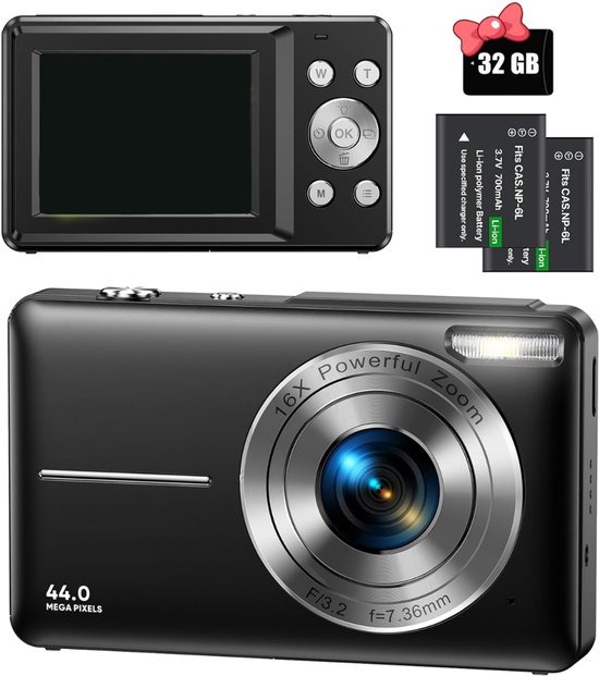 Fotocamera - Fototoestel - Zwart
