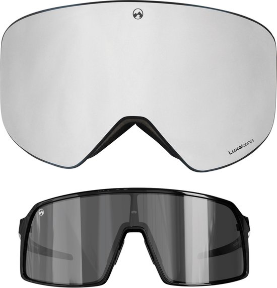 MowMow STEALTH Skibril - Fotochromatische Lens + Zonnebril – Bio-Frame - R-Strap - UV400 - Unisex
