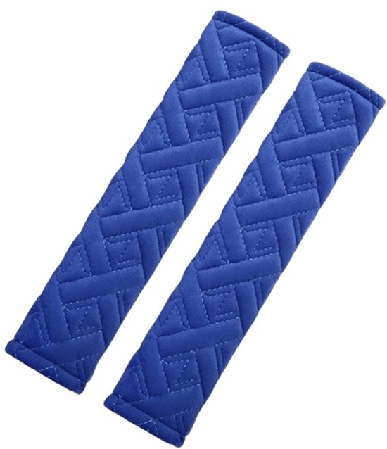 Foto: Universele gordelbeschermer zachte en comfortabele schouderbandbeschermer voor de veiligheidsgordel blauw 