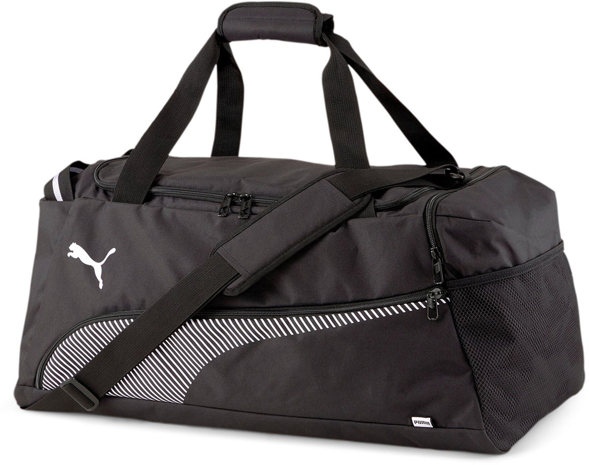 Puma Fundamentals Sports Bag M sporttas fitness 077288 01 Zwart