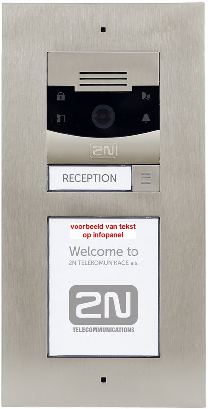 2N Helios IP Verso Deurintercom met Camera en Infopanel - DEURINTERCOM - €1.349,00