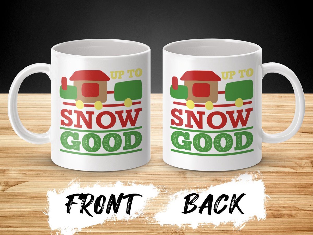 Sneeuw Goed Trein Mok, Feestdagen Mok, Winter Mok, Kerst Mok, Cadeau Idee Mok