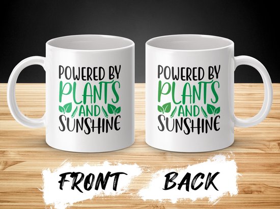 Tasse Vegan – Mug Design Végétal – Cadeau Vegan, Capacité 10 Oz