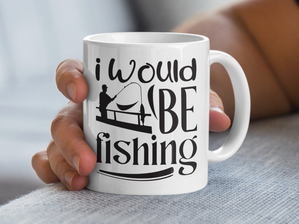 I Would Be Fishing Mug, Vis Mug, Grappige Vis Mok, Cadeau Voor Visser, Vissen Cadeau, Cadeau Voor Mannen, Nieuwe Mok Cadeau, Unieke Mok