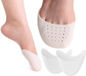 2 paar schoenvullers voor schoenen, uniseks teenkussenvullers voor vrouwen en meisjes, om schoenen te laten passen, herbruikbare schoeninzetstukken voor te grote schoenen, hoge hakken, geklede