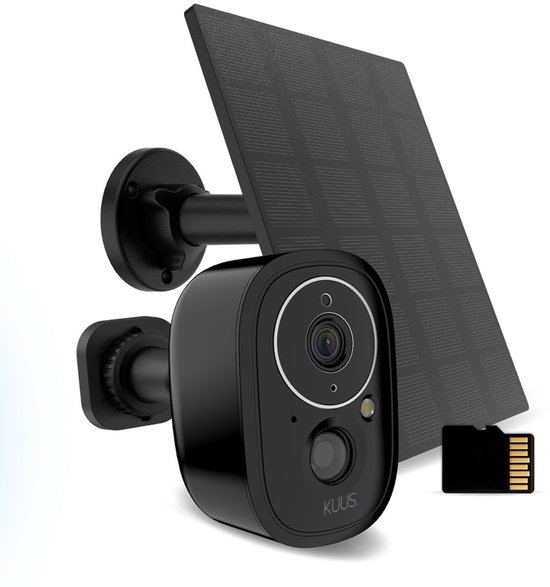 KUUS OC3 Draadloze Solar Beveiligingscamera 3K Zwart - KUUS. - €89,99