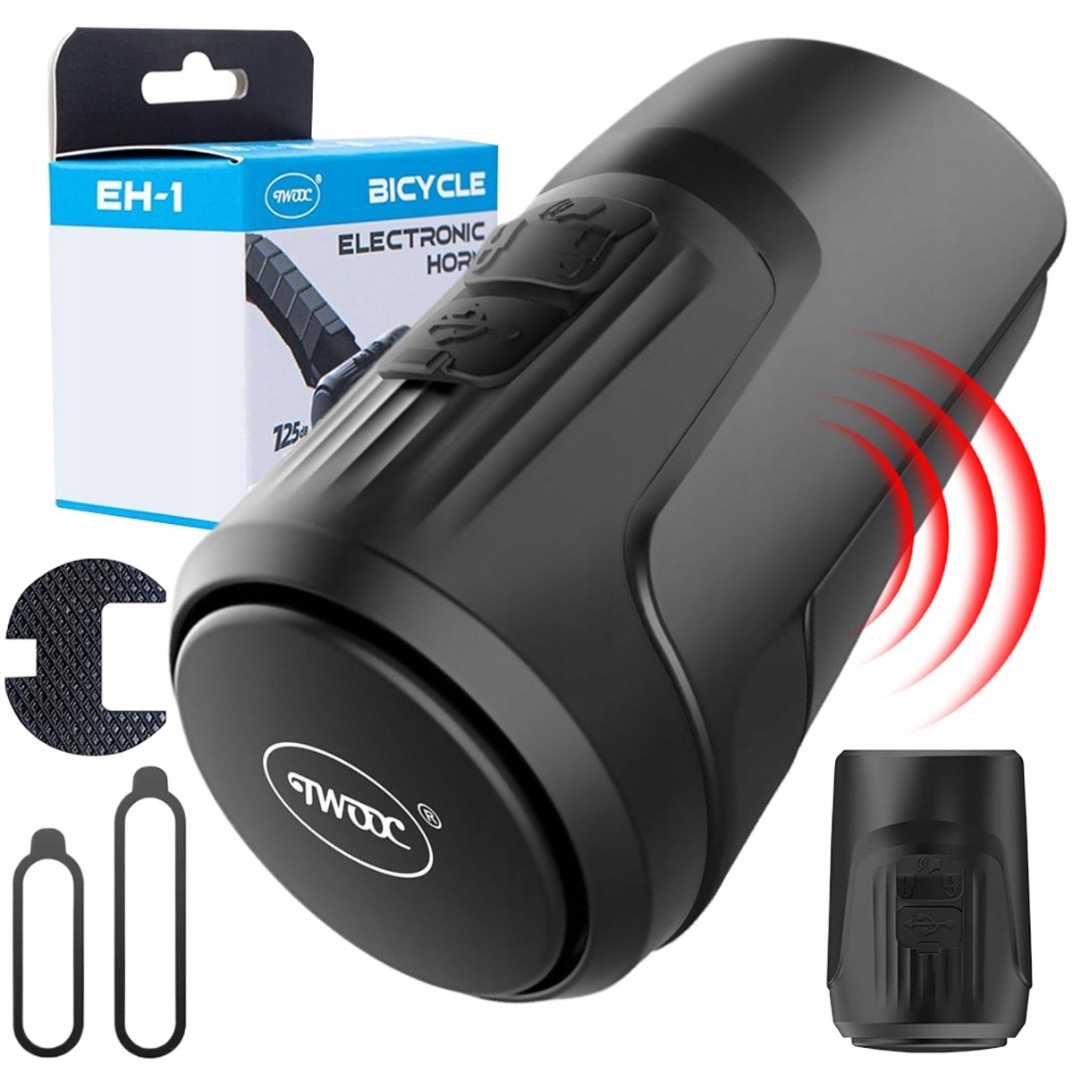 Fietstoeter - Fietsbel elektrisch - 120dB - Met antidiefstalalarmfunctie - Waterdicht en stofdicht - Extra lange batterijduur - Geschikt voor alle soorten fietsen en e-bikes