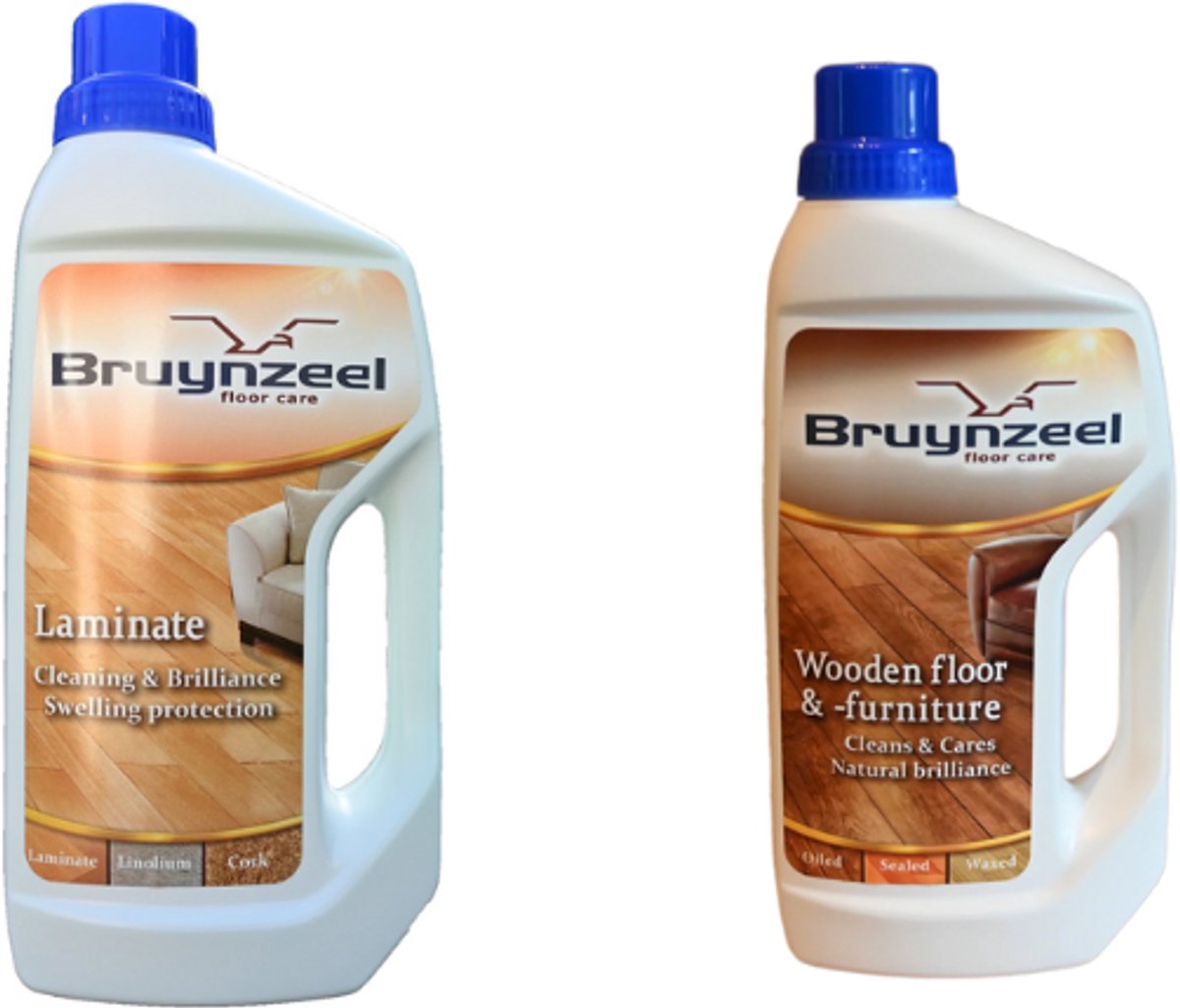 Bruynzeel laminaat-/houtreiniger 1 liter ( 2x ) stuks